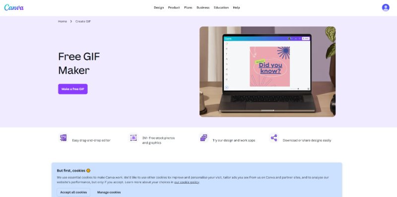 crear gif con fotos canva