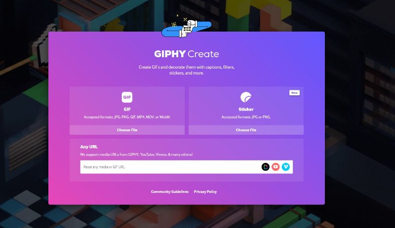 crear gif con fotos giphy