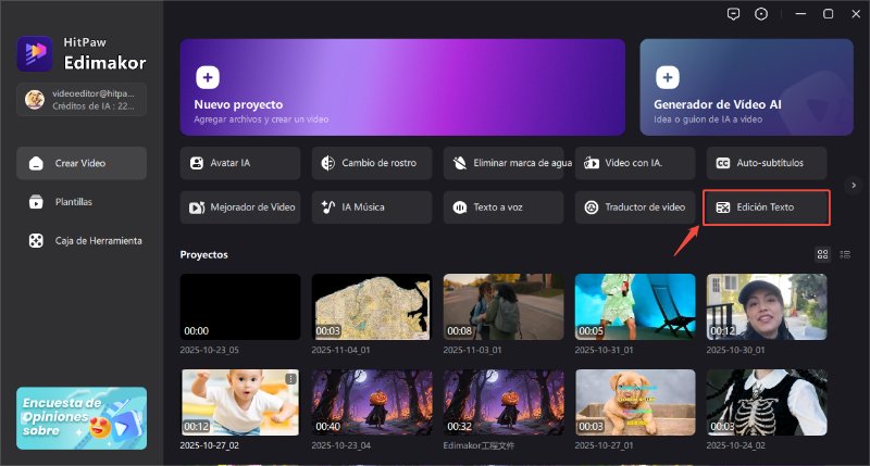 edición basada en texto