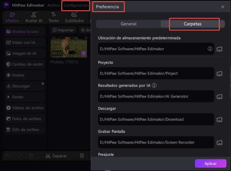 localizacion personalizada