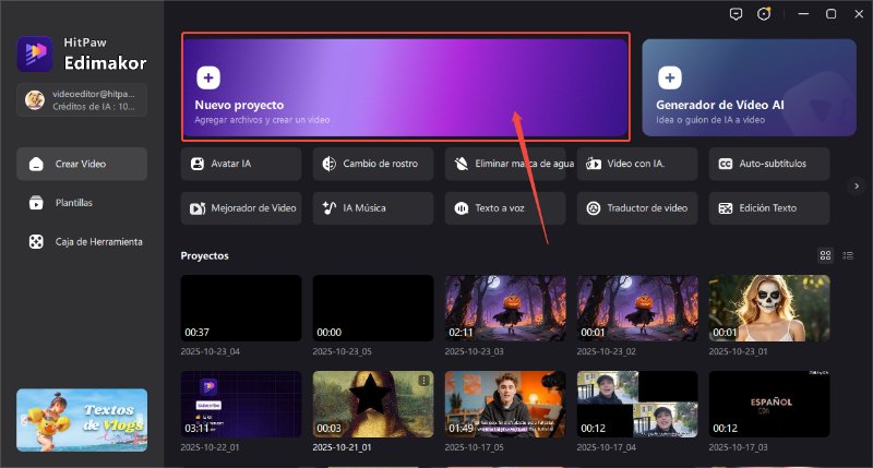 editar filtros y efectos de IA para Halloween