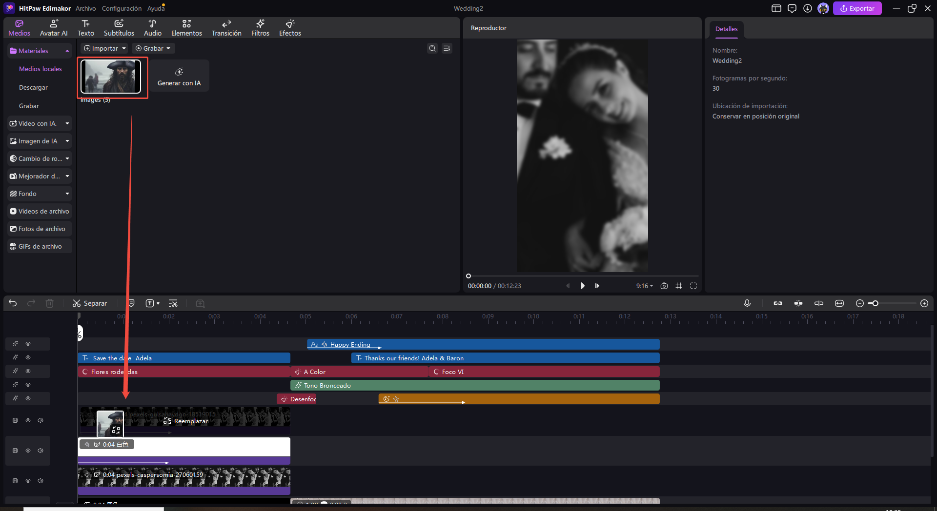 creador de invitación de video paso 3