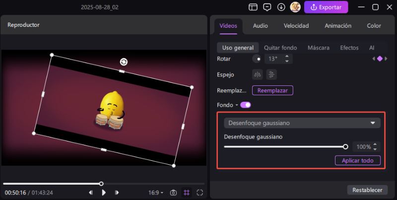 fotogramas clave desenfoque