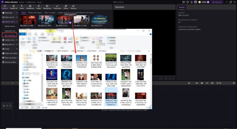 exportar para guardar proyecto de efecto stranger things upside down edimakor