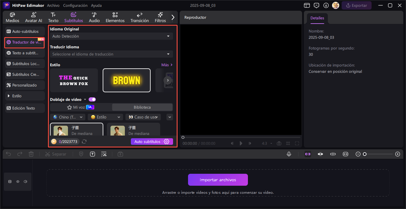 traducir videos Paso 3